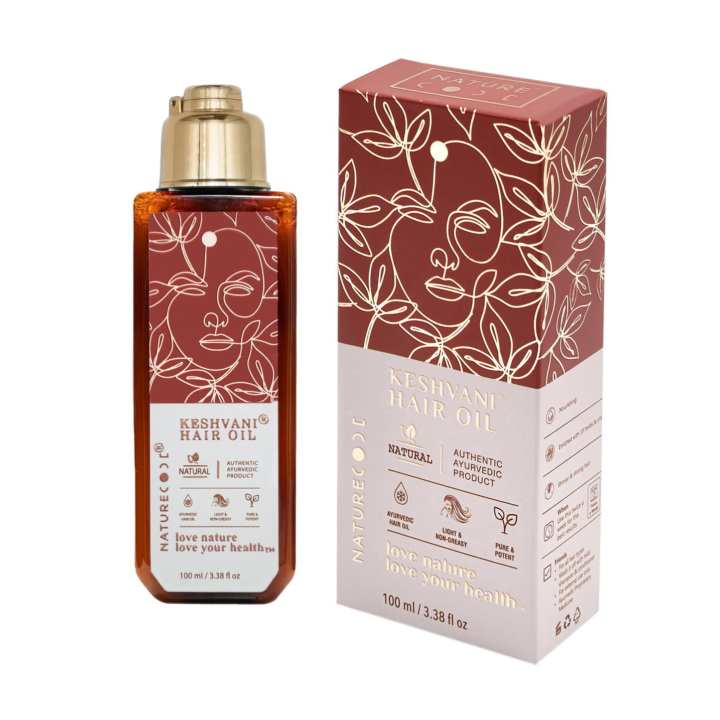 Nature Code Keshvani Hair Oil - 100ml Oil