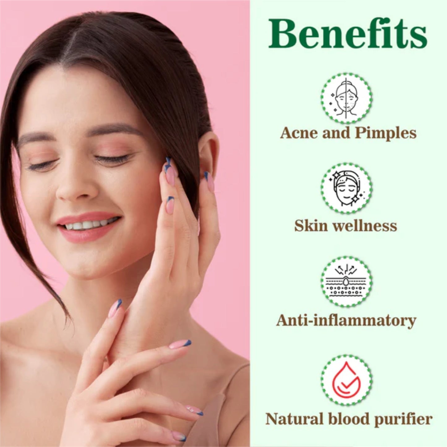 Cipzer Acne & Pimples 60 Capsules | Herbal Skin Care for Clear, Glowing Skin & Oil Control Naturally