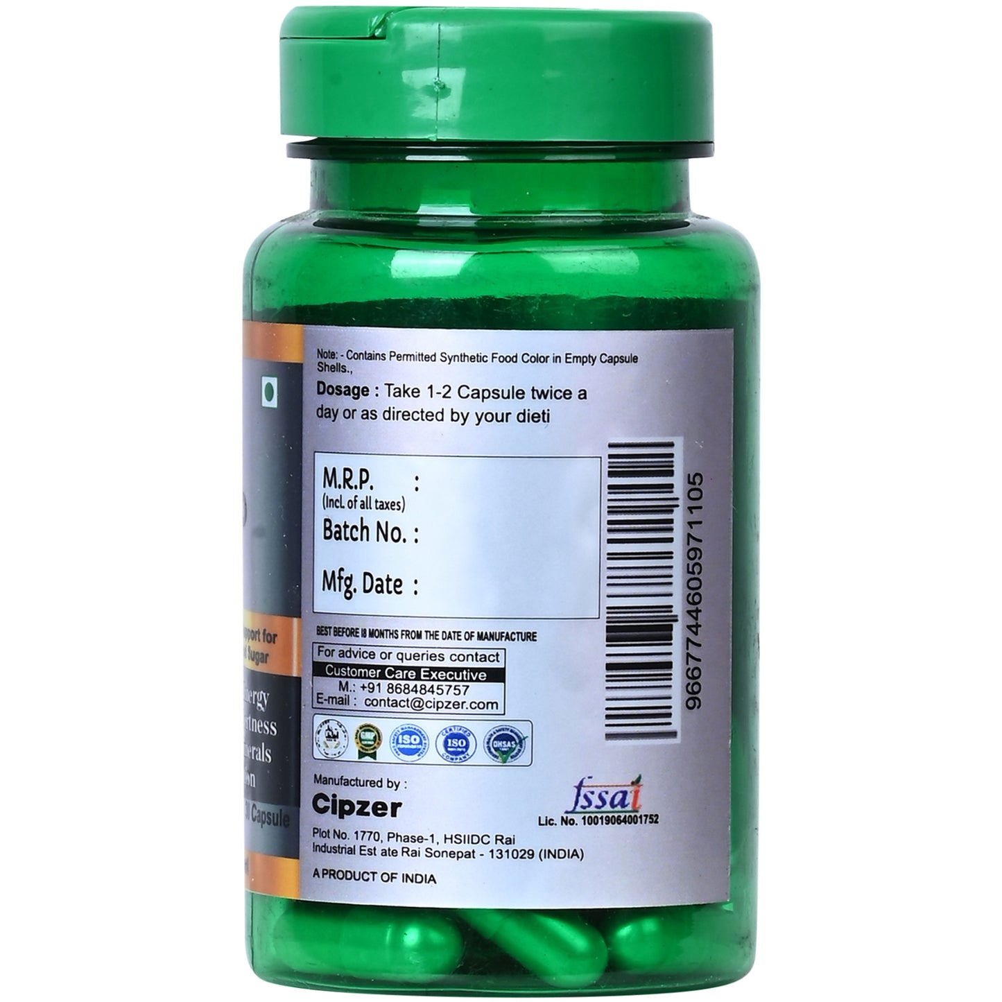 Cipzer Diabo-Fit Capsule