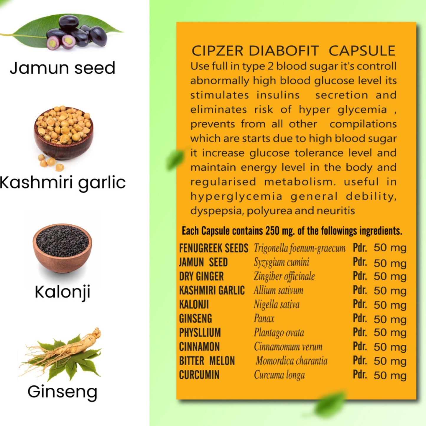 Cipzer Diabo-Fit Capsule