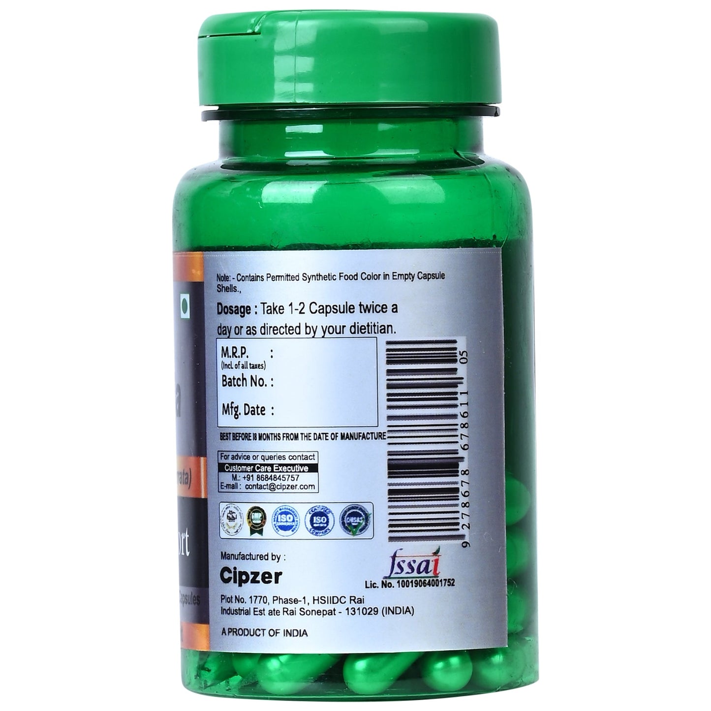 Cipzer Gokshura Capsules | Boosts Strength, Stamina, Libido, Urinary & Reproductive Health