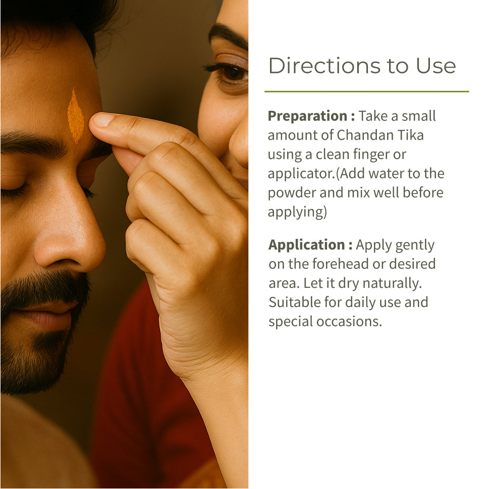 Ecotyl Chandan Teeka | Natural Sandalwood Teeka | Puja & Meditation | 50g