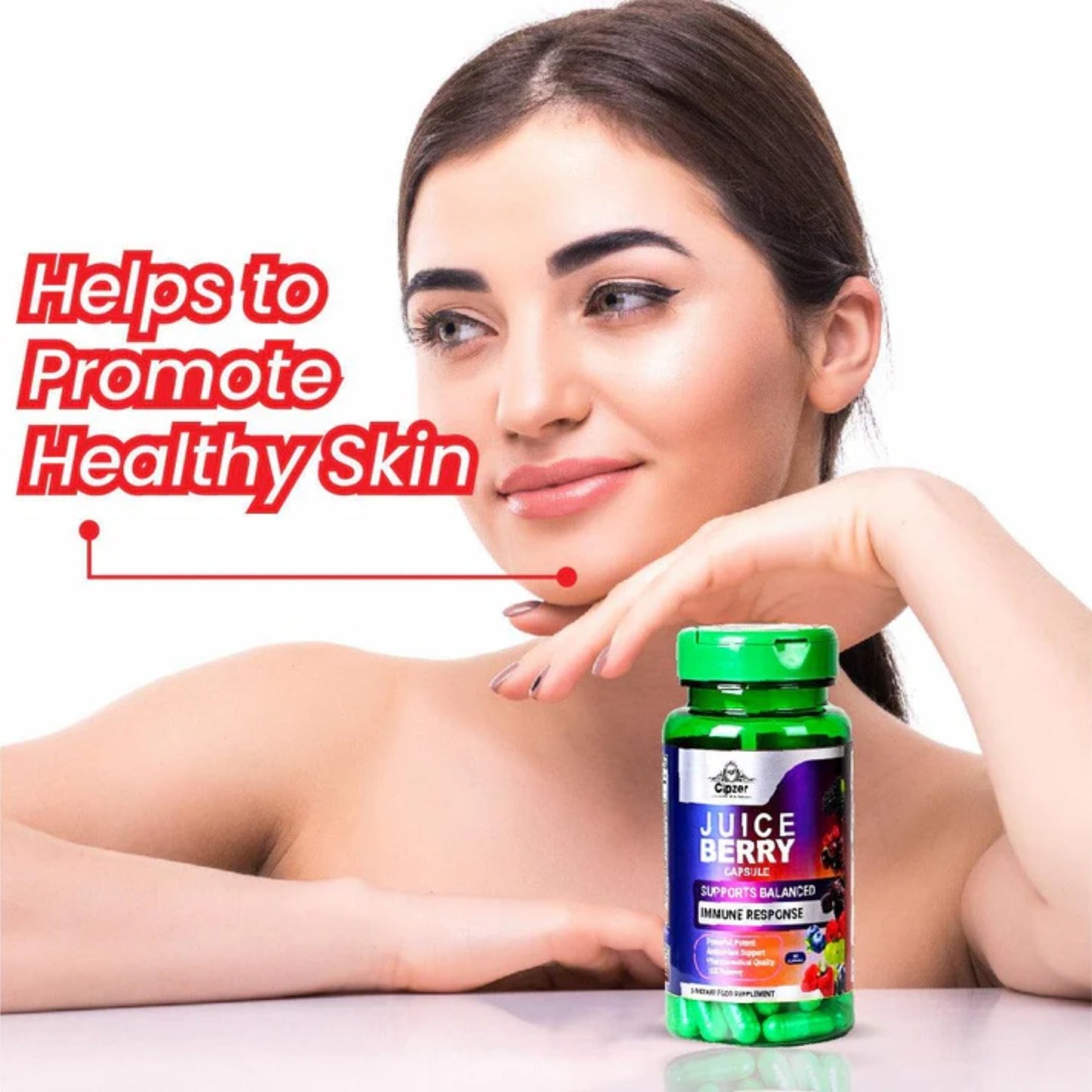 Cipzer Juice Berry 60 Capsules | Herbal Antioxidant, Immunity Booster, Detox & Daily Wellness Support