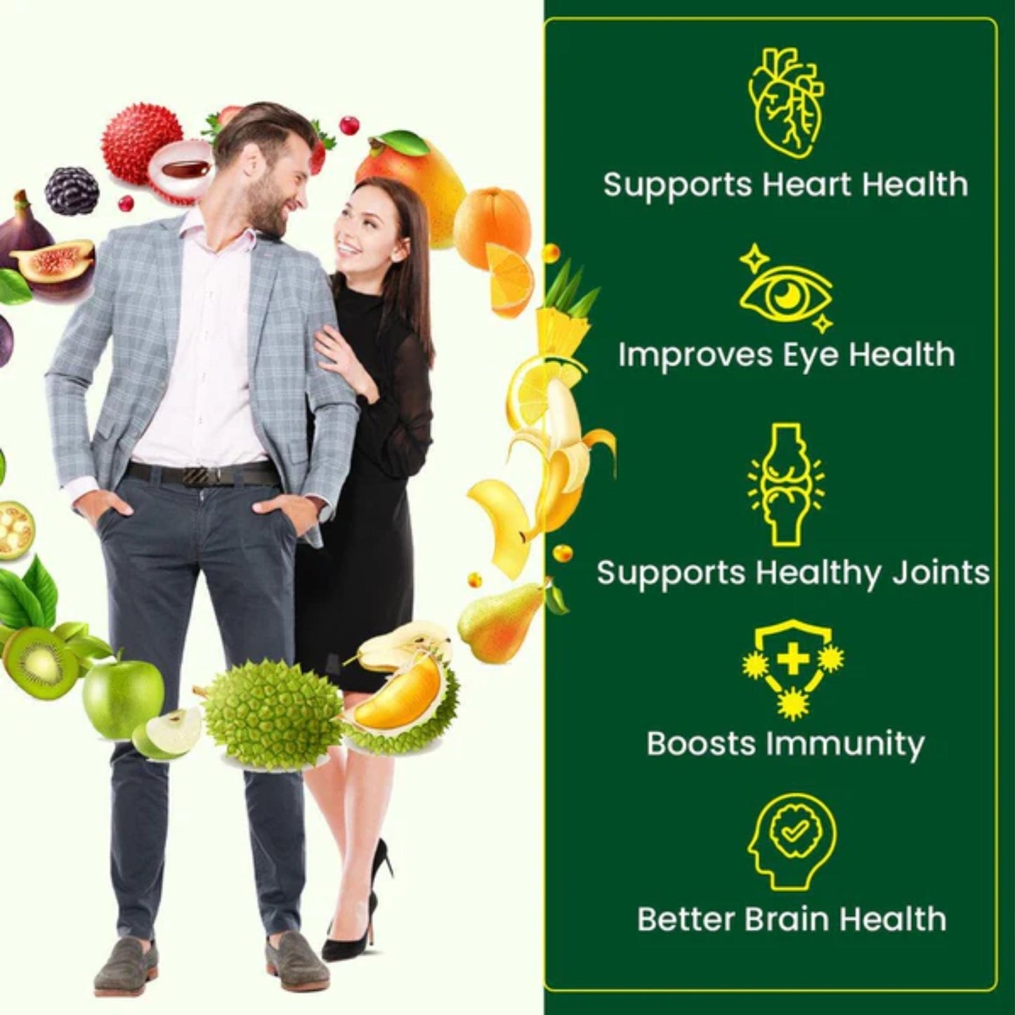 Cipzer Juice Omega 60 Capsules | Herbal Omega Support for Heart, Brain, Joints & Overall Wellness
