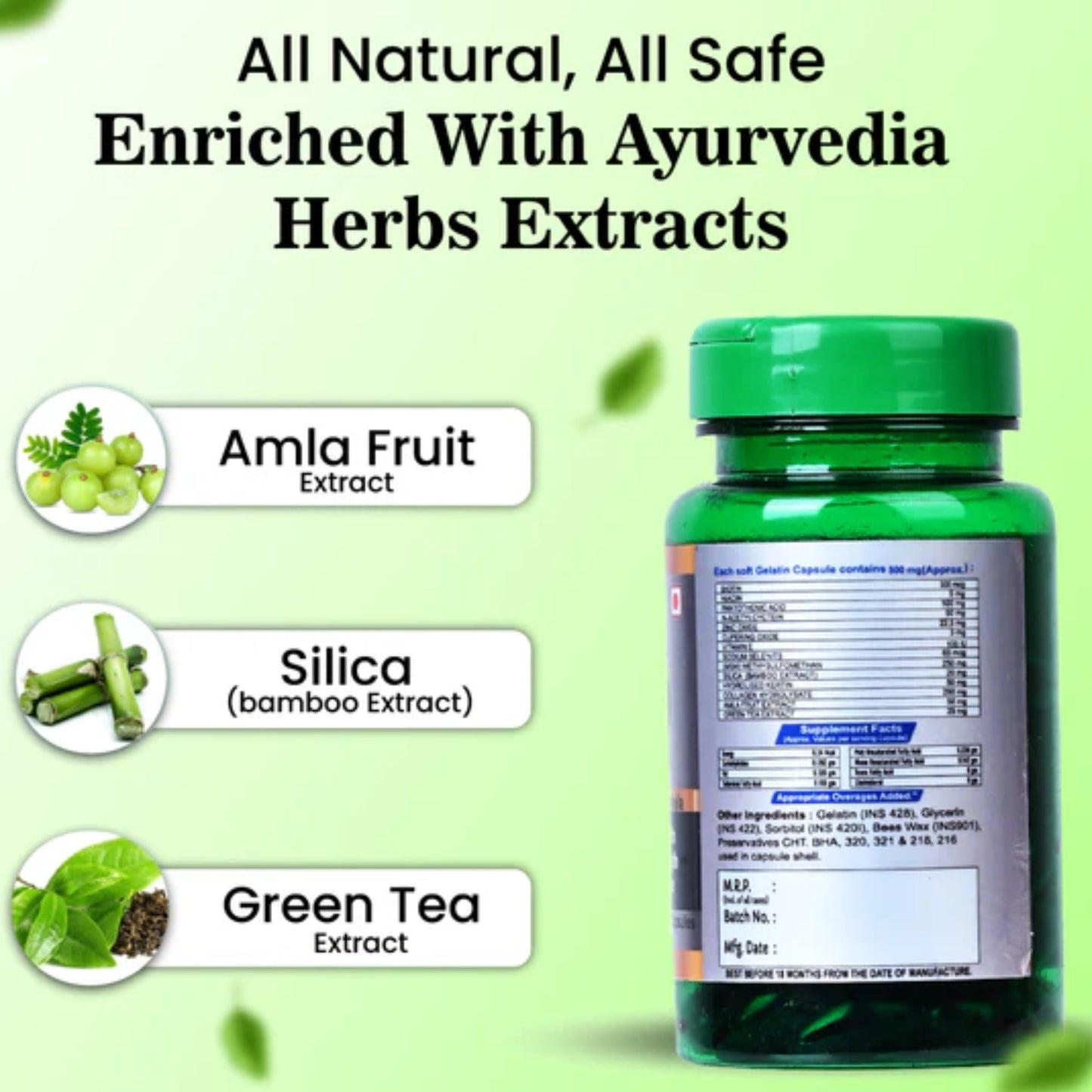 Cipzer Kero Hair Protector Capsules | Prevent Hair Fall, Boost Hair Growth & Strengthen Roots Naturally