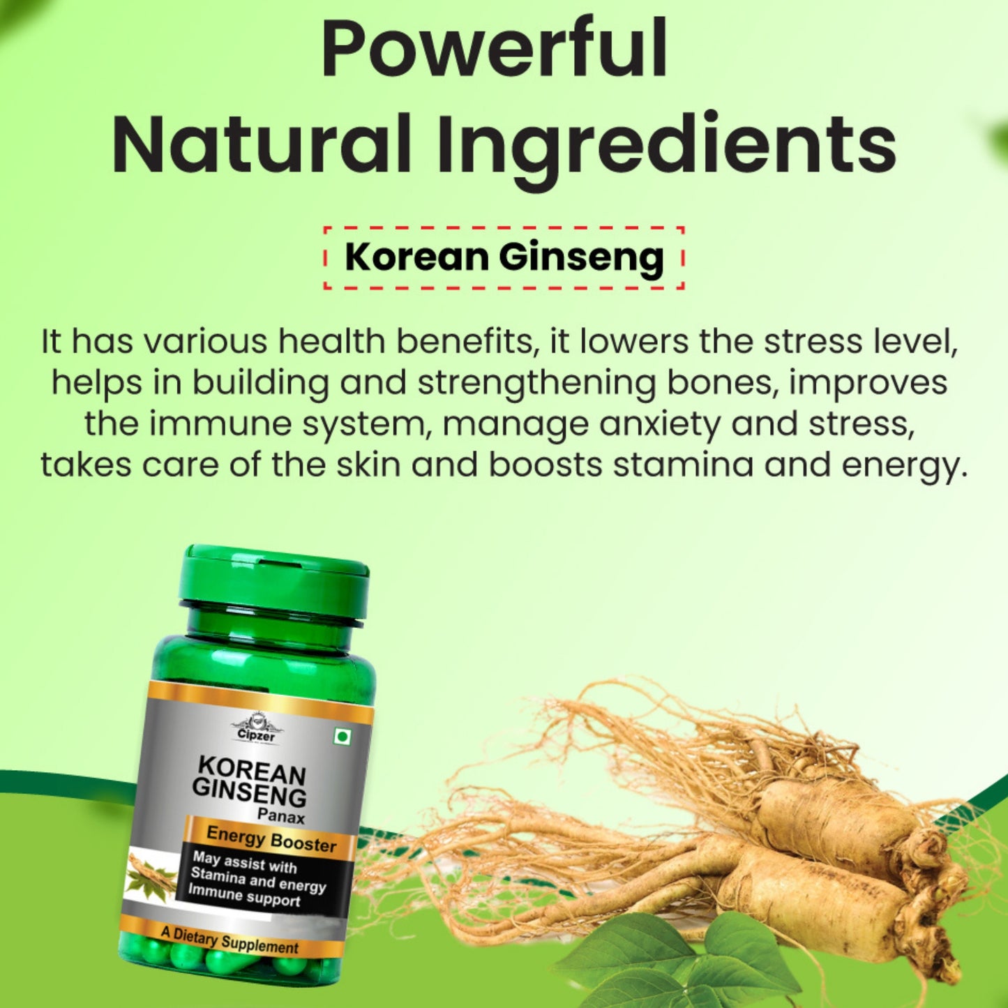 Cipzer Korean Ginseng Capsule
