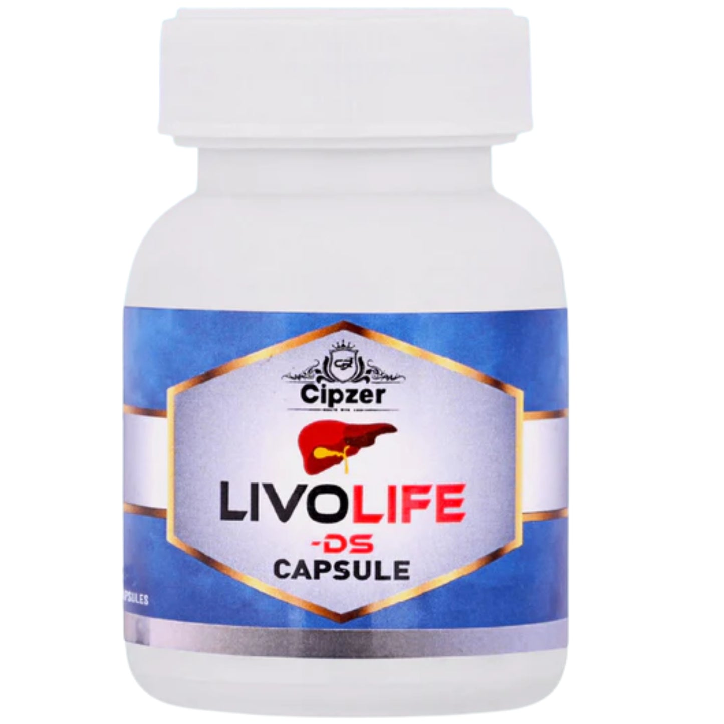 Cipzer Livo Life-DS - 60 Capsules | Herbal Liver Care for Fatty Liver, Jaundice & Digestive Wellness