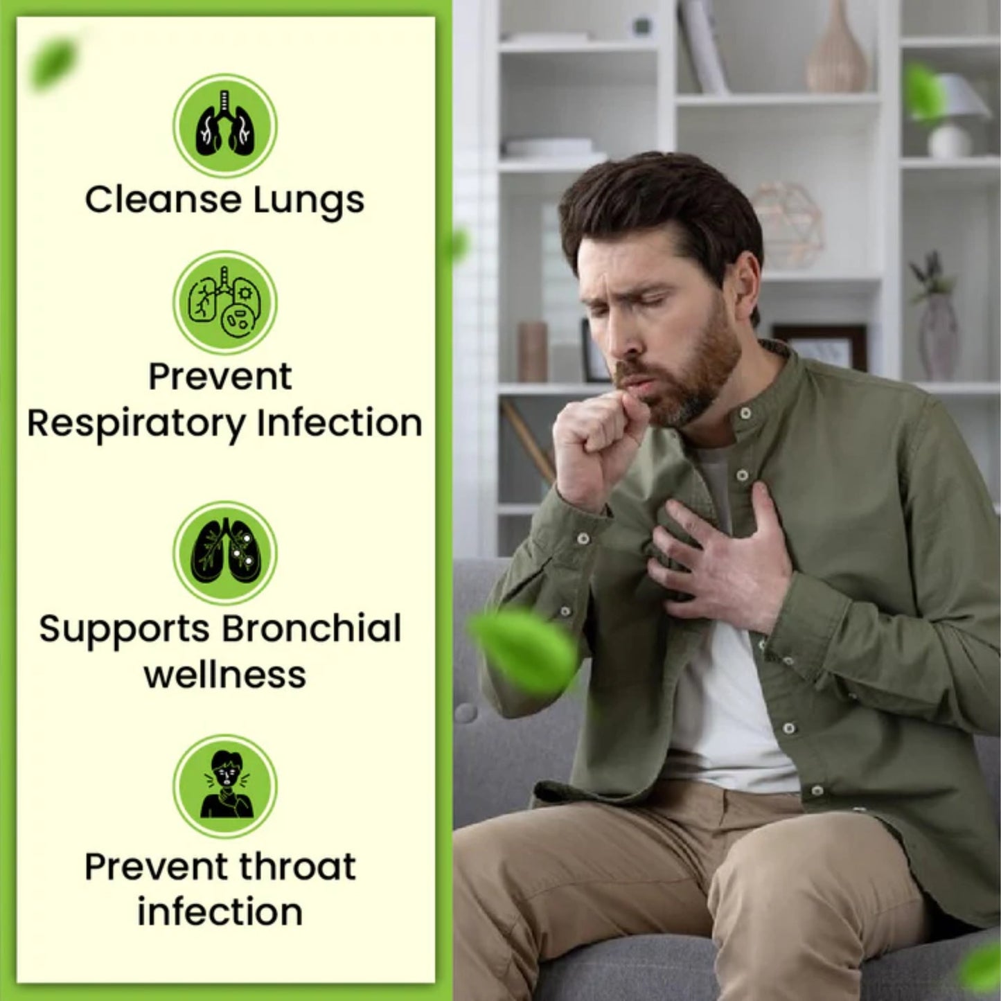 Cipzer Lung Organ Wellness 60 Capsules | Herbal Support for Smokers’ Lungs, Breathing & Detox Health