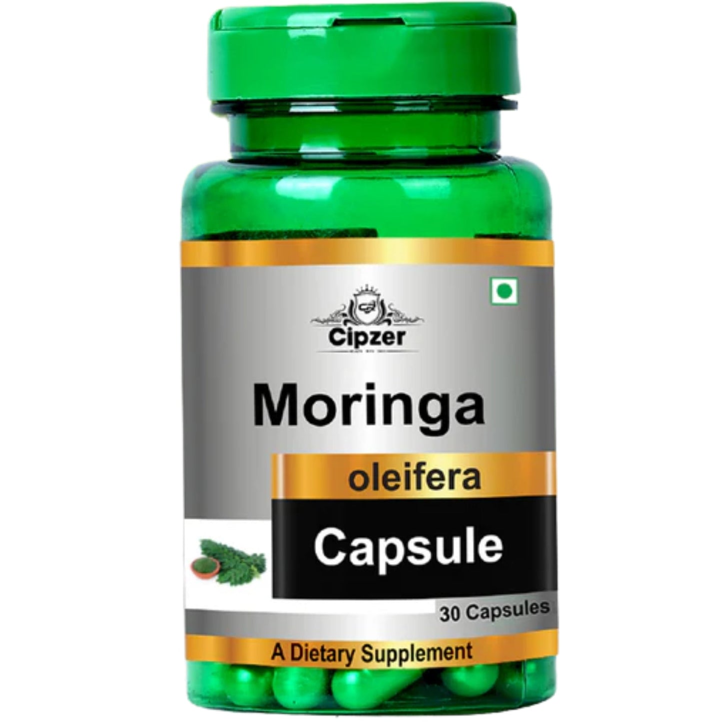 Cipzer Moringa Oleifera Capsules | Herbal Superfood for Energy, Immunity & Complete Wellness