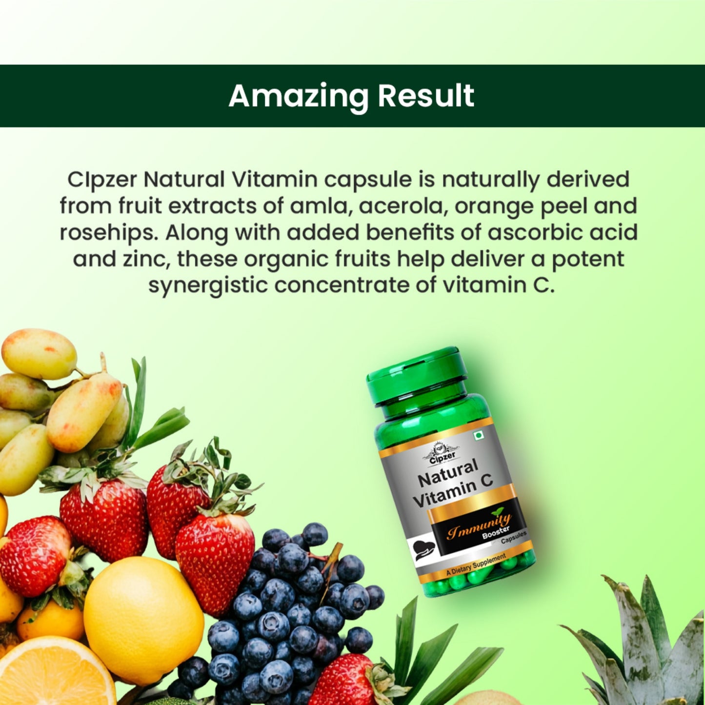 Cipzer Natural Vitamin C Capsule