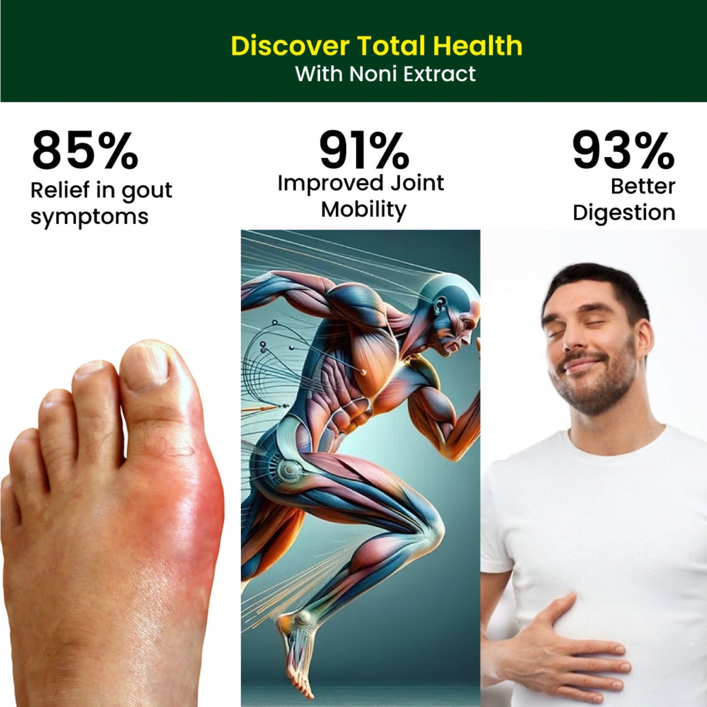 Cipzer Noni Capsules | Boost Immunity, Energy, Joint Health & Overall Wellness Naturally