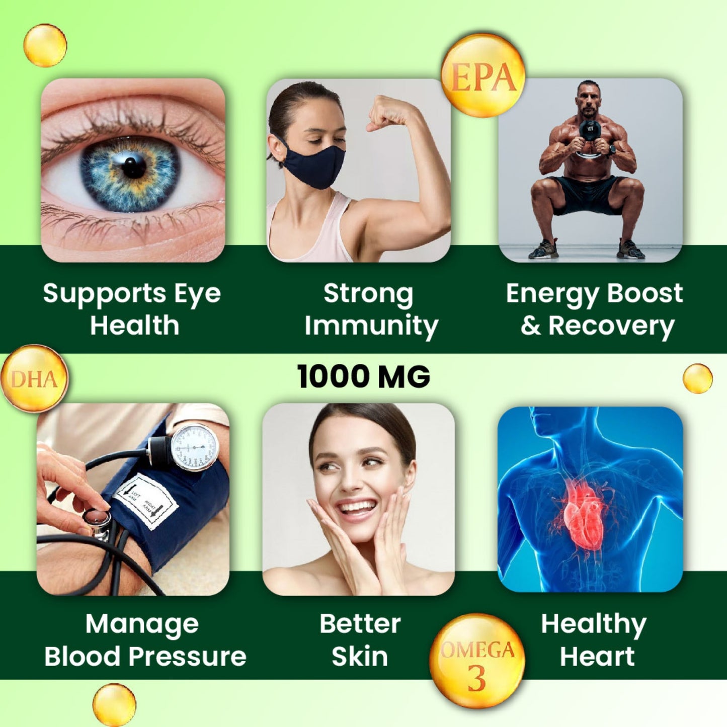 Cipzer Omega-3 Fish Oil Softgel Capsule