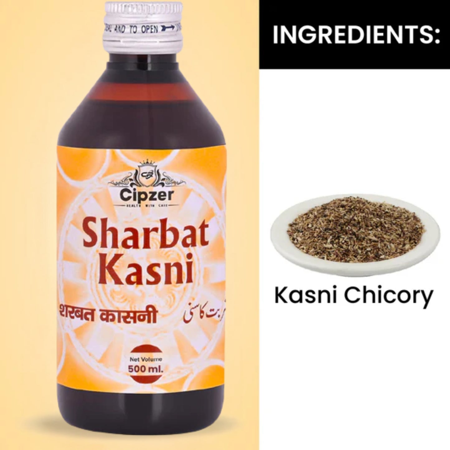 Cipzer Sharbat Kasni - 500ml