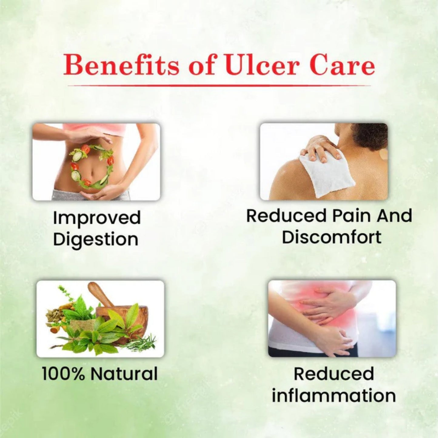 Cipzer Ulcer Care 60 Capsules | Herbal Remedy for Ulcers, Acidity, Gastritis & Complete Digestive Care