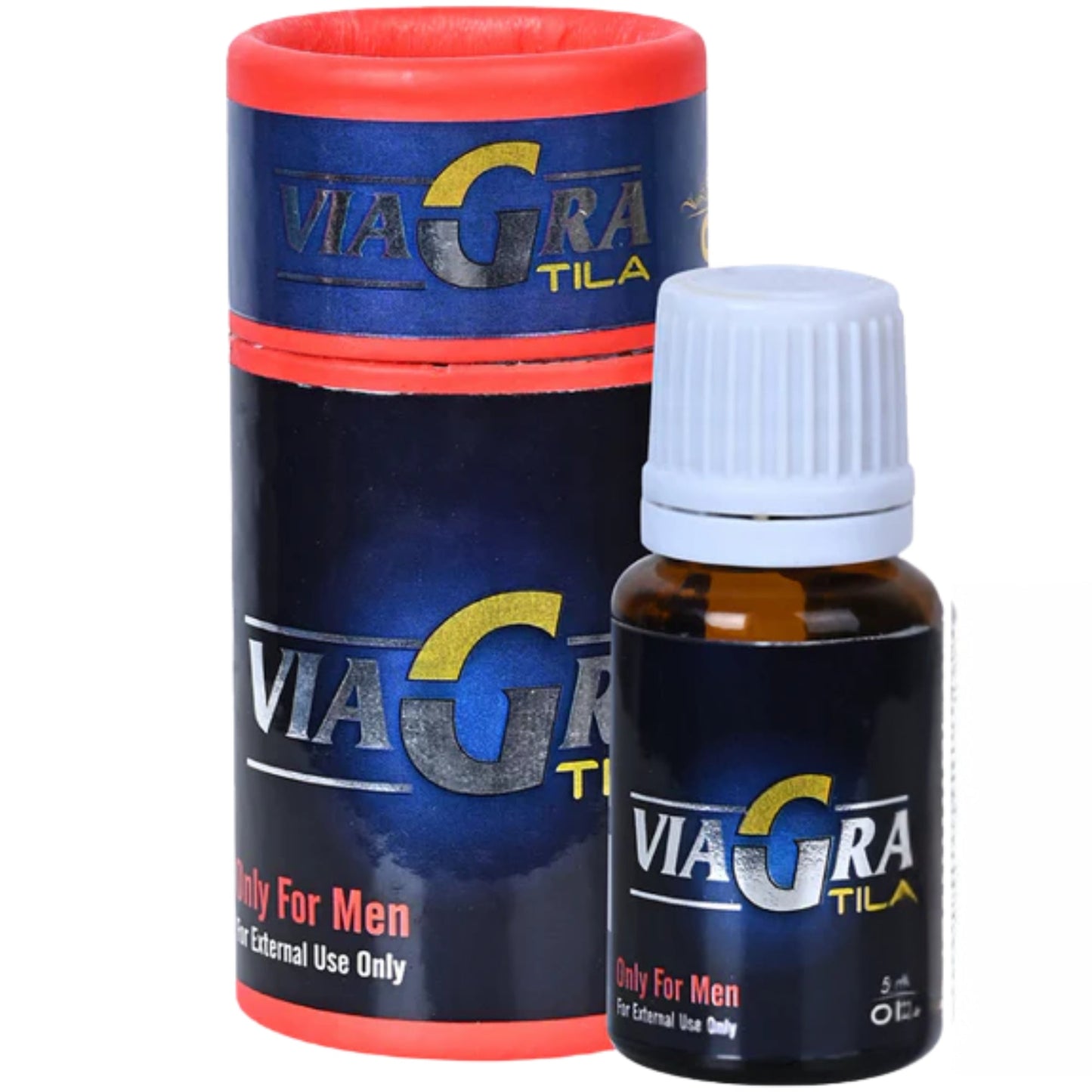 Cipzer Viagra Tila 5 ML | Natural Herbal Massage Oil for Penis Size, Timing, Blood Flow & Performance