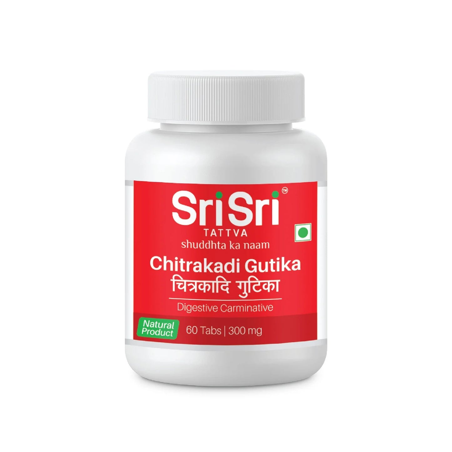 Sri Sri Tattva Chitrakadi Gutika 300mg Tablets - 60 Tablets