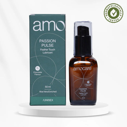 Amocare Passion Pulse Feather Touch Lubricant Chocolate - 50ml