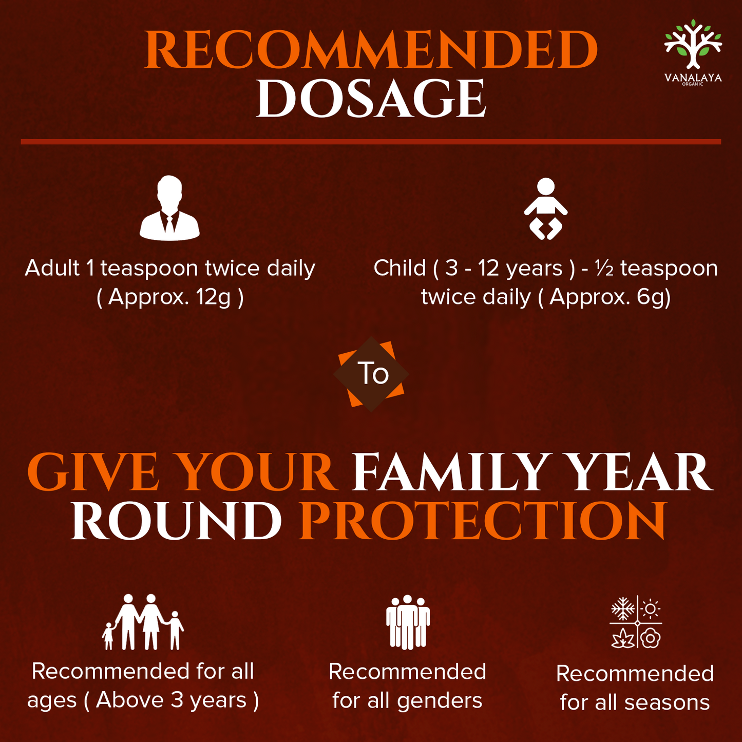 Vanalaya Organic Ayurvedic Chyawanprash for immunity boosting suitable for all age groups enriched with amla, Desi ghee & jagerry helps Build Strength and Stamina - 500gm