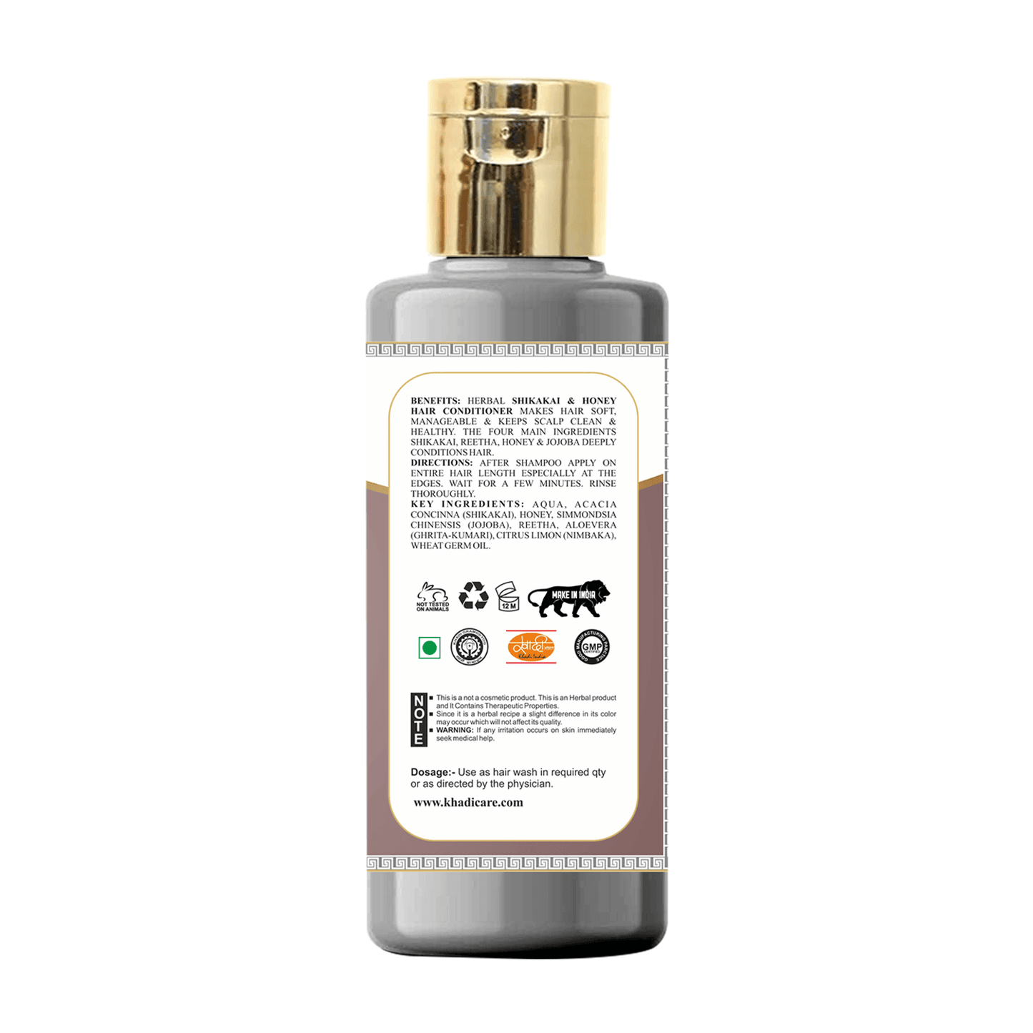 Khadi CareHerbal Shikakai & Honey Hair Conditioner - 210ml