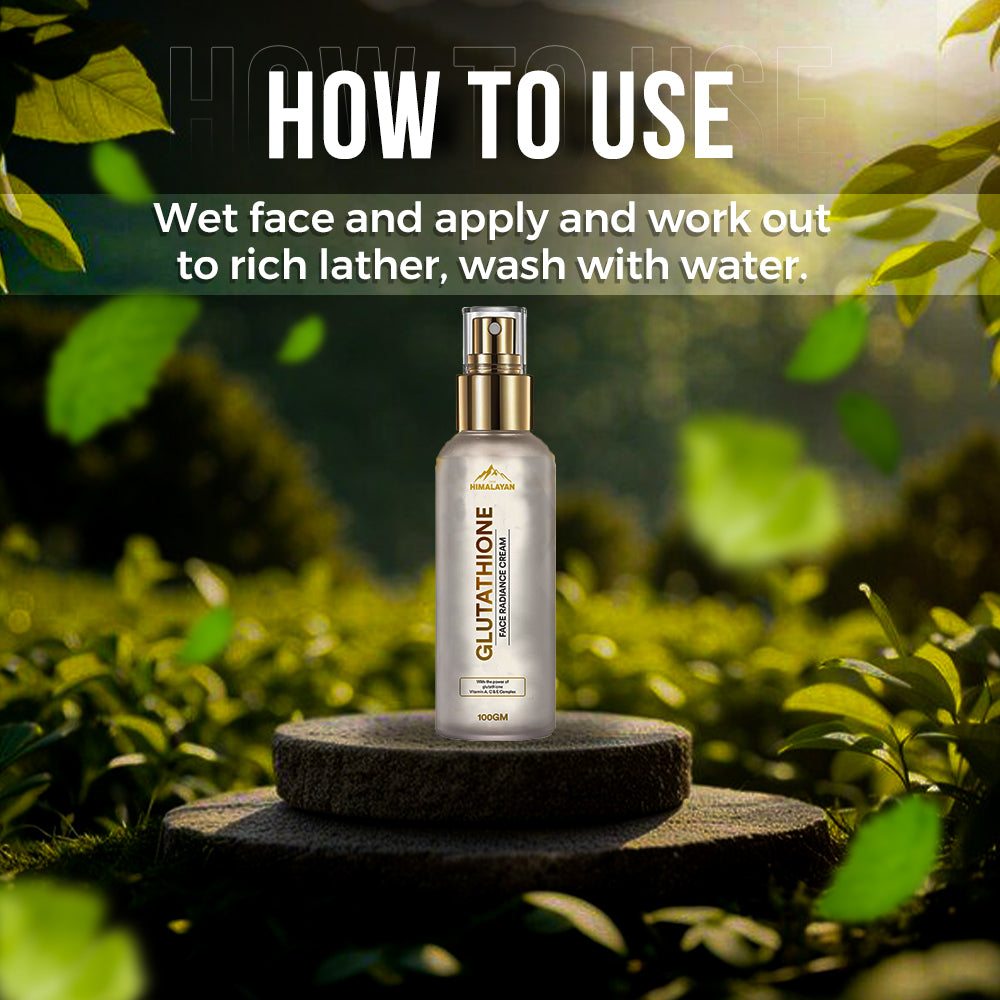 Divya Himalayan Glutathione Face Radiance Cream, 100 GM, With Natural Ingredients, Non-Greasy Formula