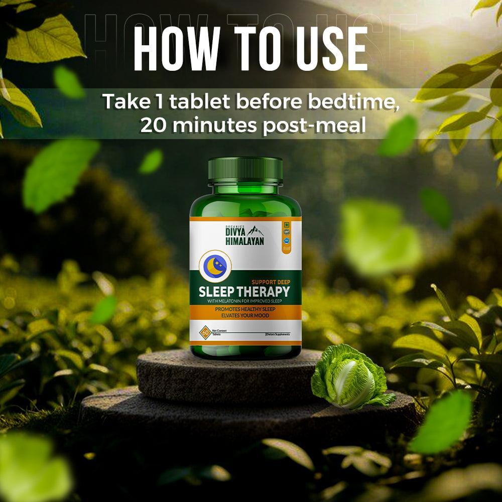 Divya Himalayan Deep Sleep Therapy Tablet - 60 Tablets