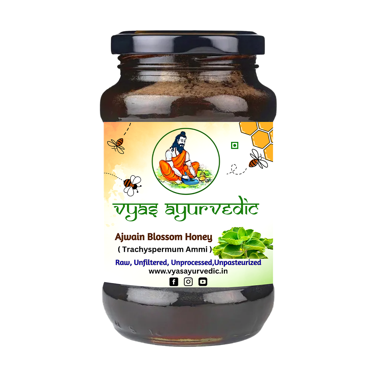 Vyas Ayurvedic Ajwain Raw Honey
