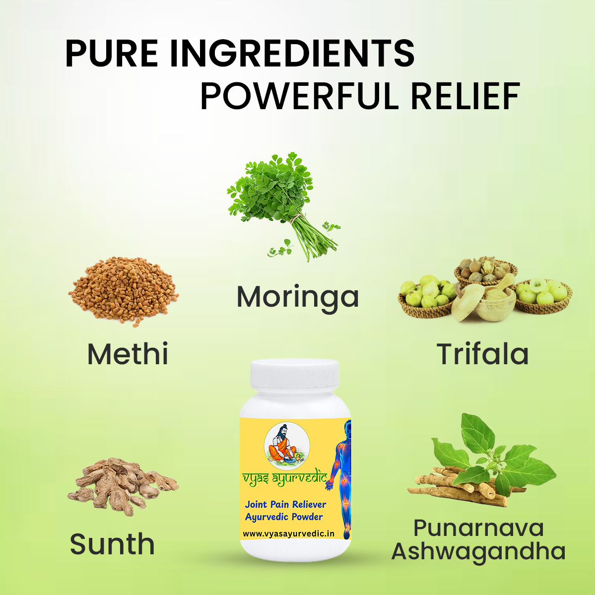 Vyas Ayurvedic Joint Pain Reliever Ayurvedic Powder