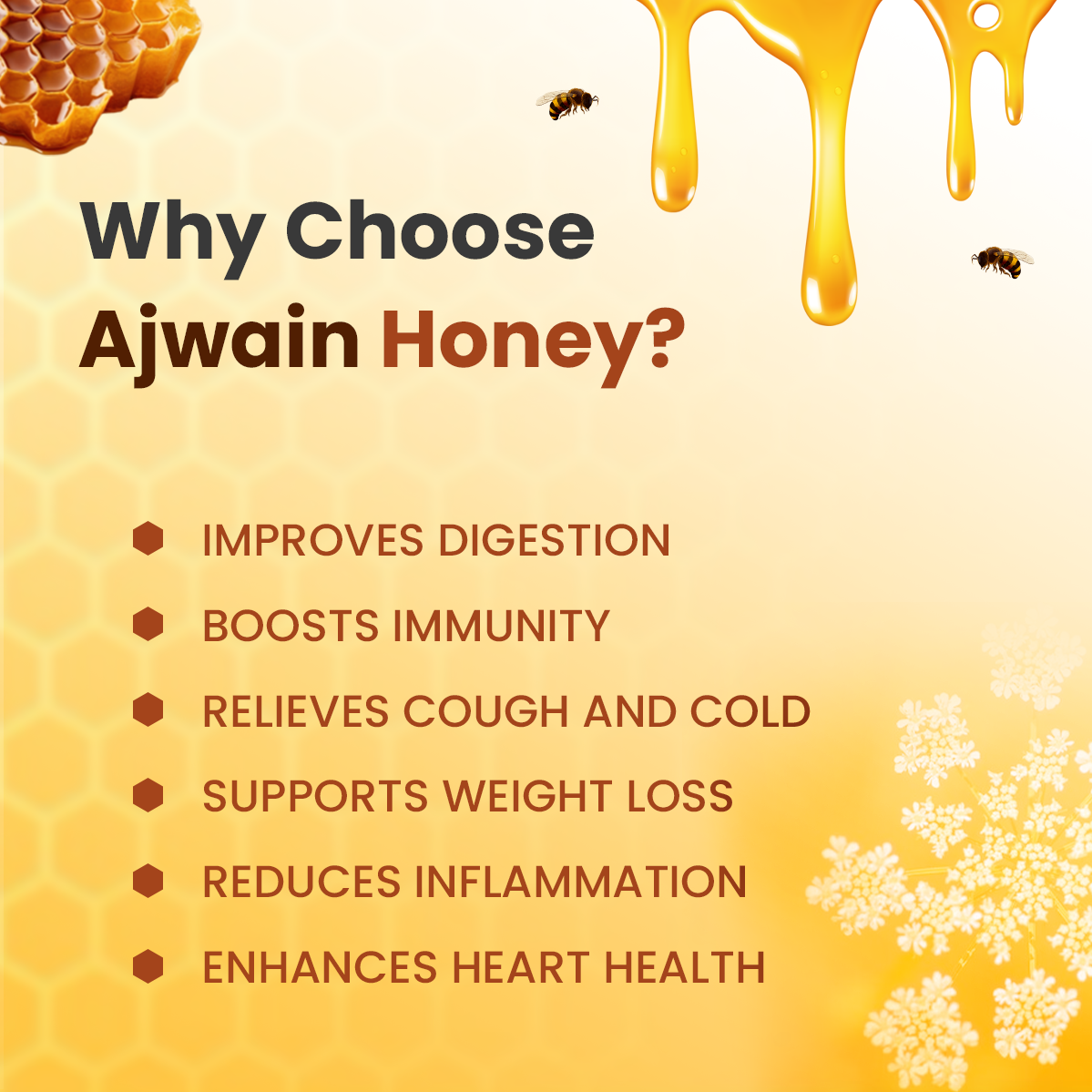 Vyas Ayurvedic Ajwain Raw Honey