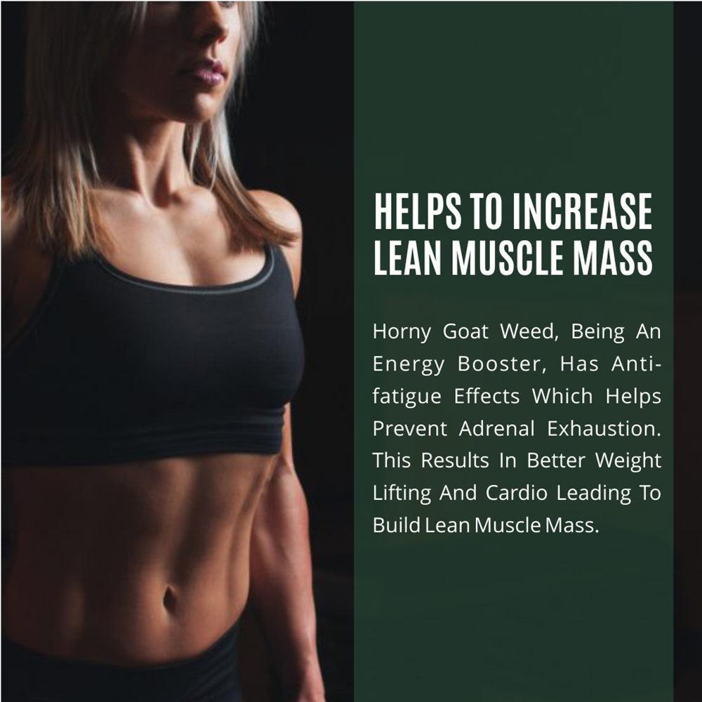 Simply Herbal Horny Goat Weed Capsule - Plant Based 800 MG Horny Goat Weed Capsules with Maca Root Extract Powder - 60 Veg Capsules