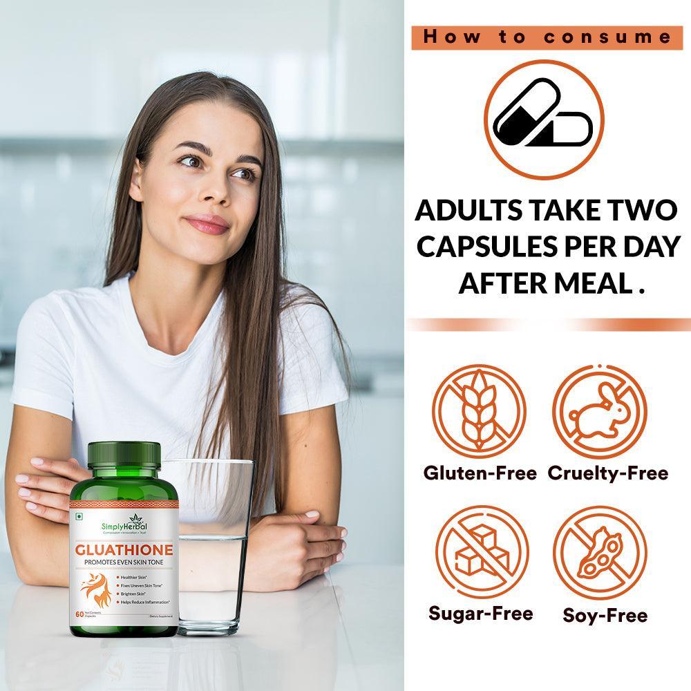 Simply Herbal L Glutathione Capsules