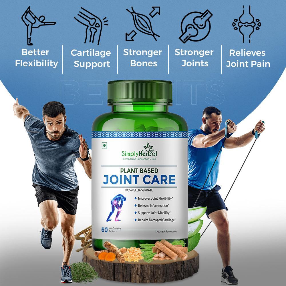 Simply Herbal Plant-Based Joint Care Tablets for Joint Support