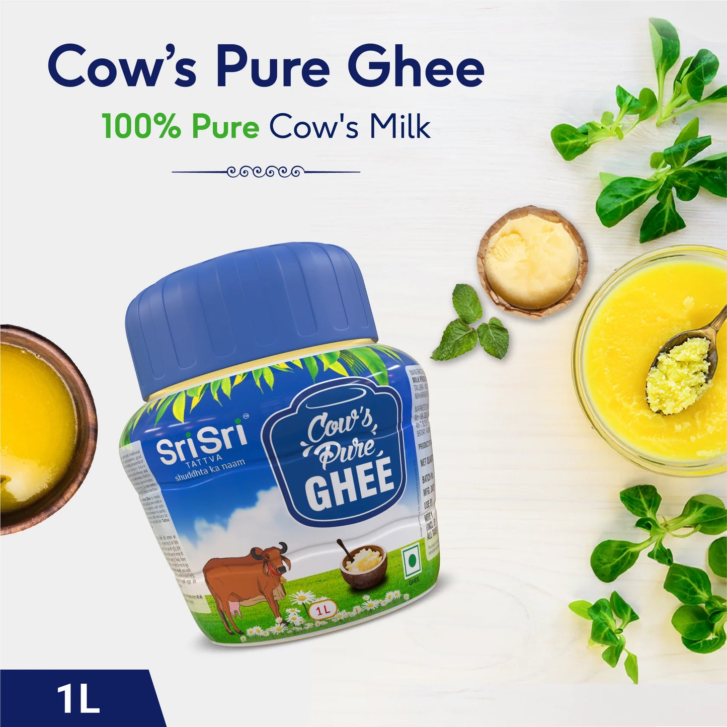 Sri Sri Tattva Cow’s Pure Ghee Jar
