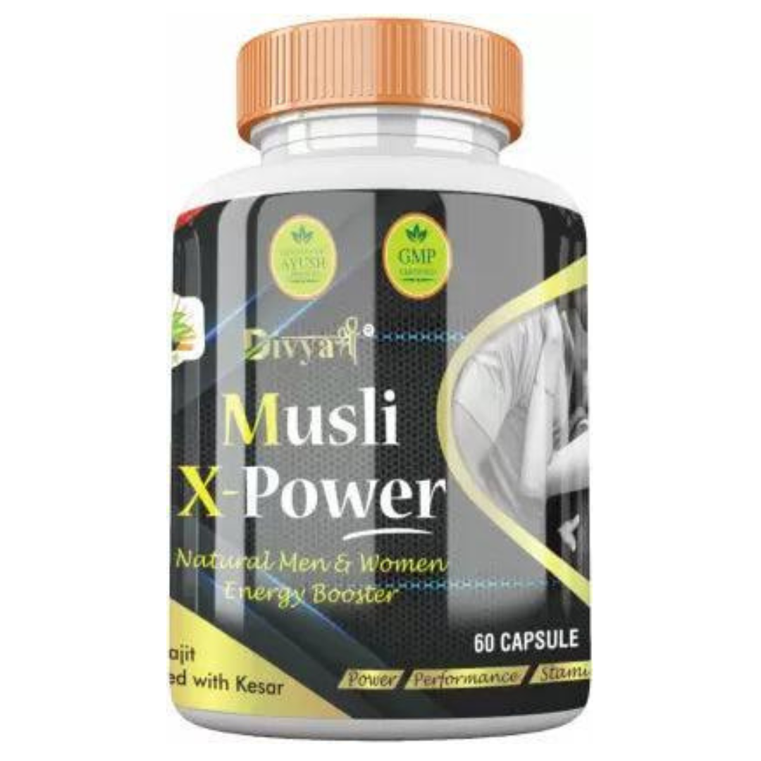 Divya Shree Musli X-Power Capsule - 60 Caps