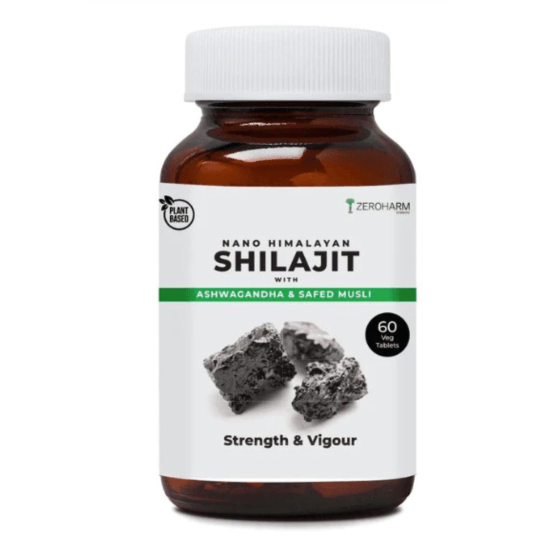Zeroharm Nano Himalayan Shilajit Tablet (60 Tab)