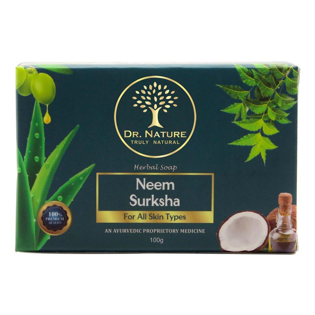 Dr. Nature Herbal Soap Neem Surksha - 100gm