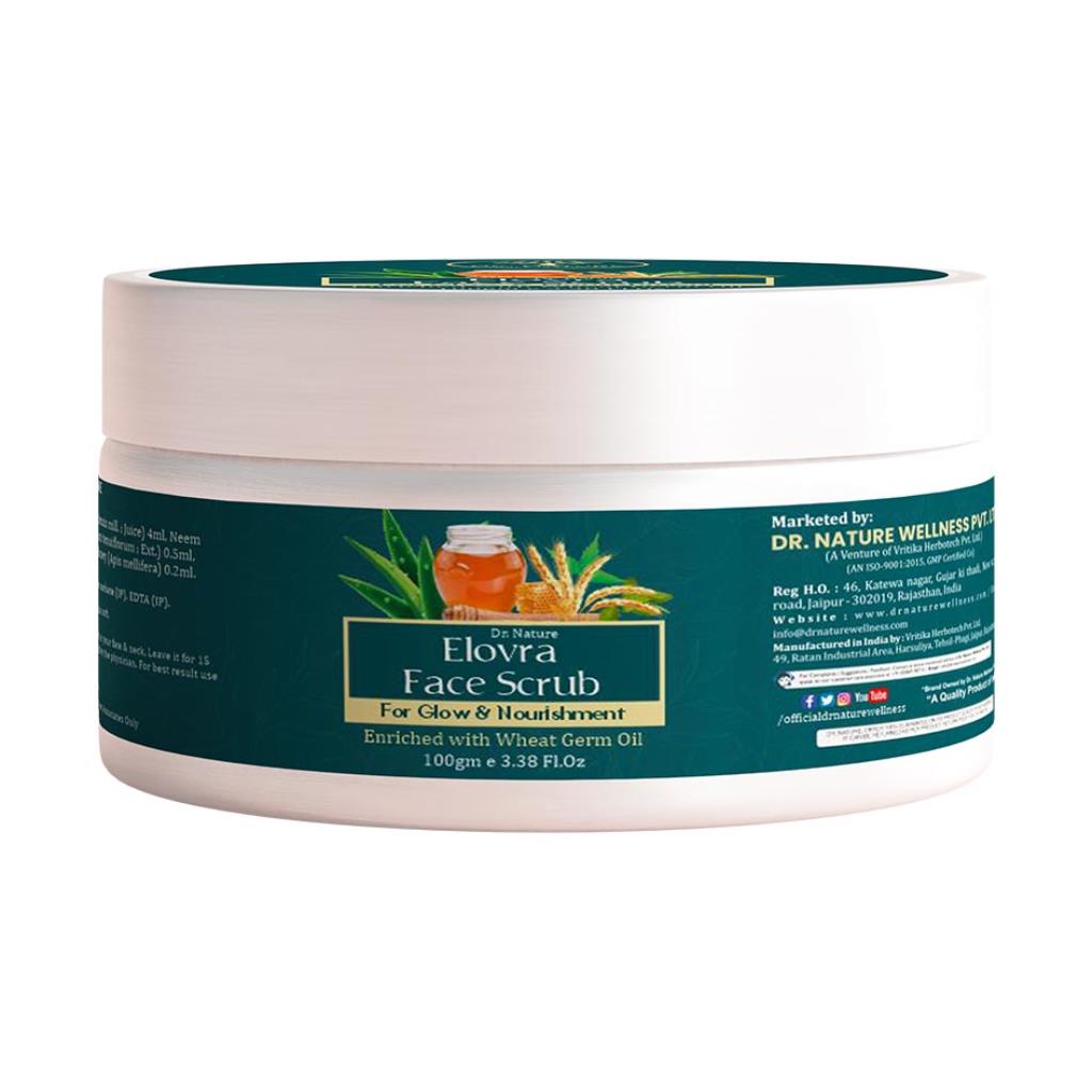 Dr. Nature Elovra Face Scrub - 100gm