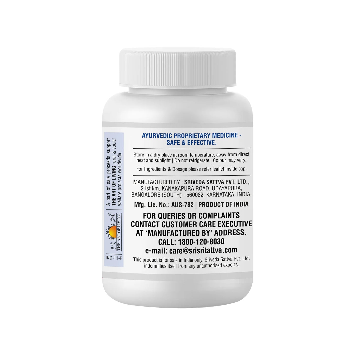 Sri Sri Tattva Deva Vati 500mg Tablet | Supports Body Detoxification