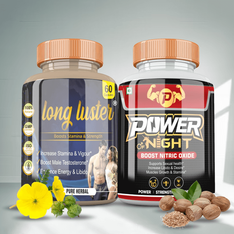 Divya Shree Long Luster and Power of Night Capsule Combo