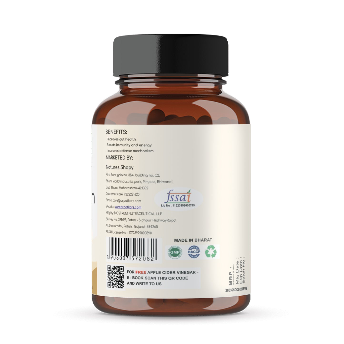 Dr. Patkar's Bovine Colostrum Capsule | Immunity Booster | Manage Thyroid Hormone Capsule