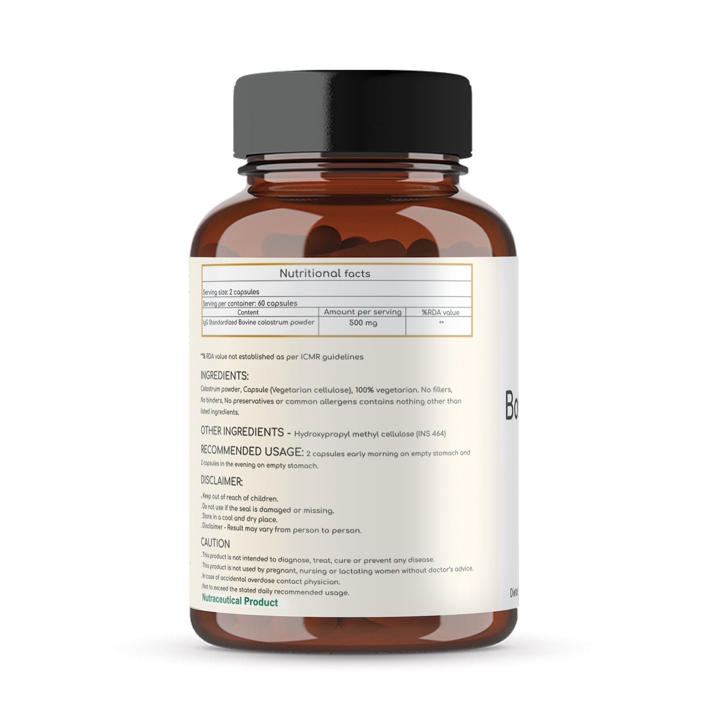 Dr. Patkar's Bovine Colostrum Capsule | Immunity Booster | Manage Thyroid Hormone Capsule