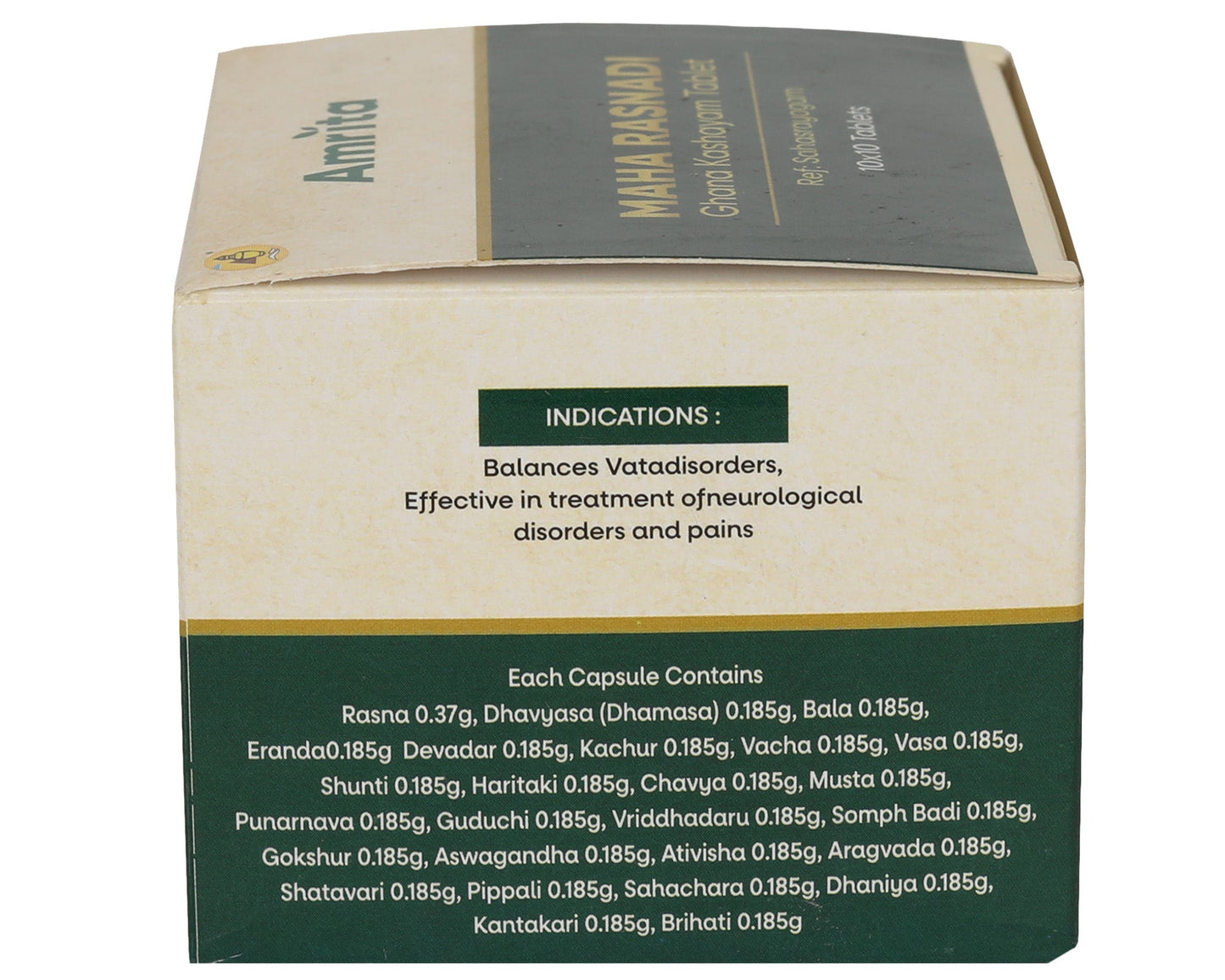 Amrita Maha Rasnadi Ghana Kashayam Tablet - 100 Tablets