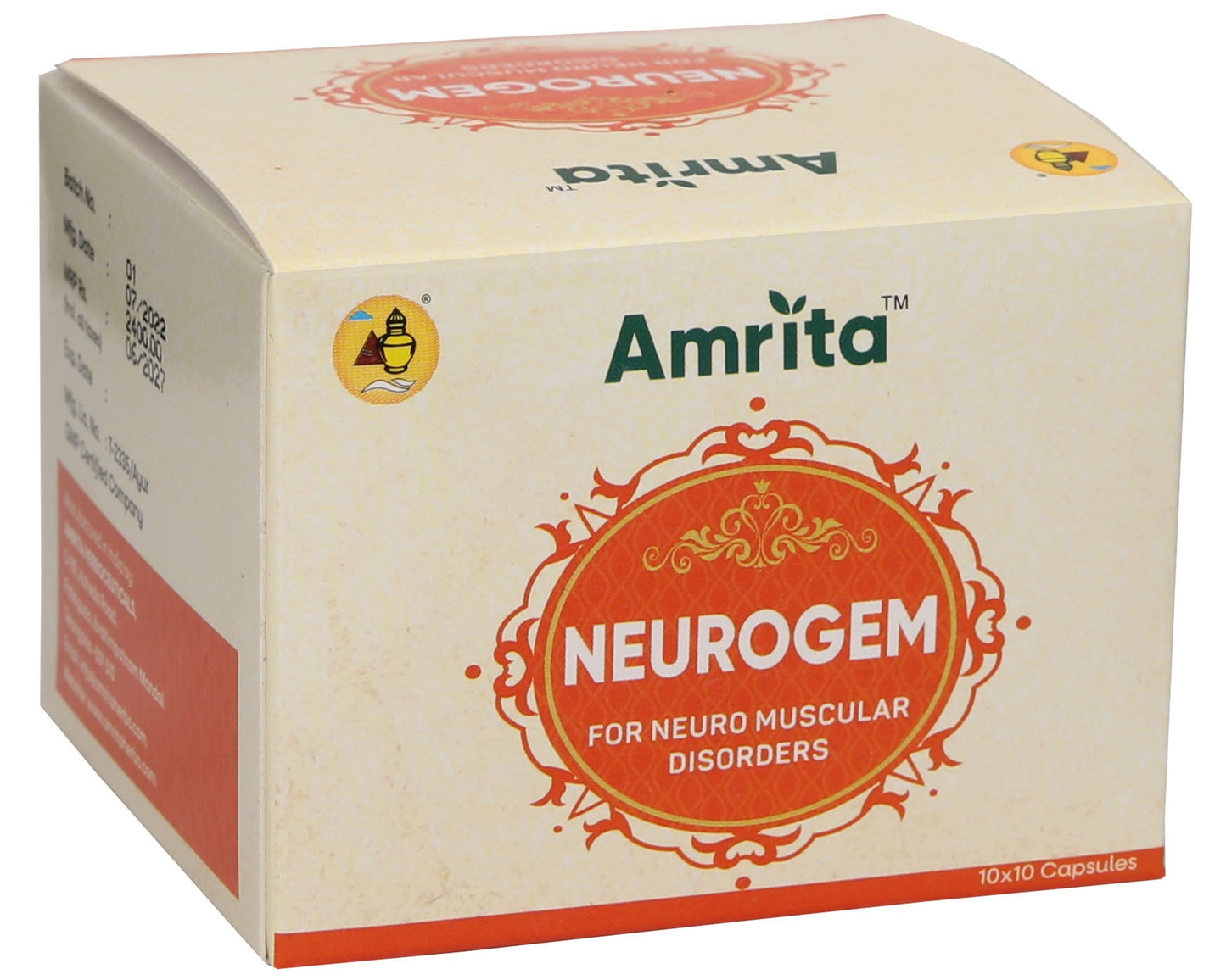 Amrita Neurogem Capsule - 100 Capsules