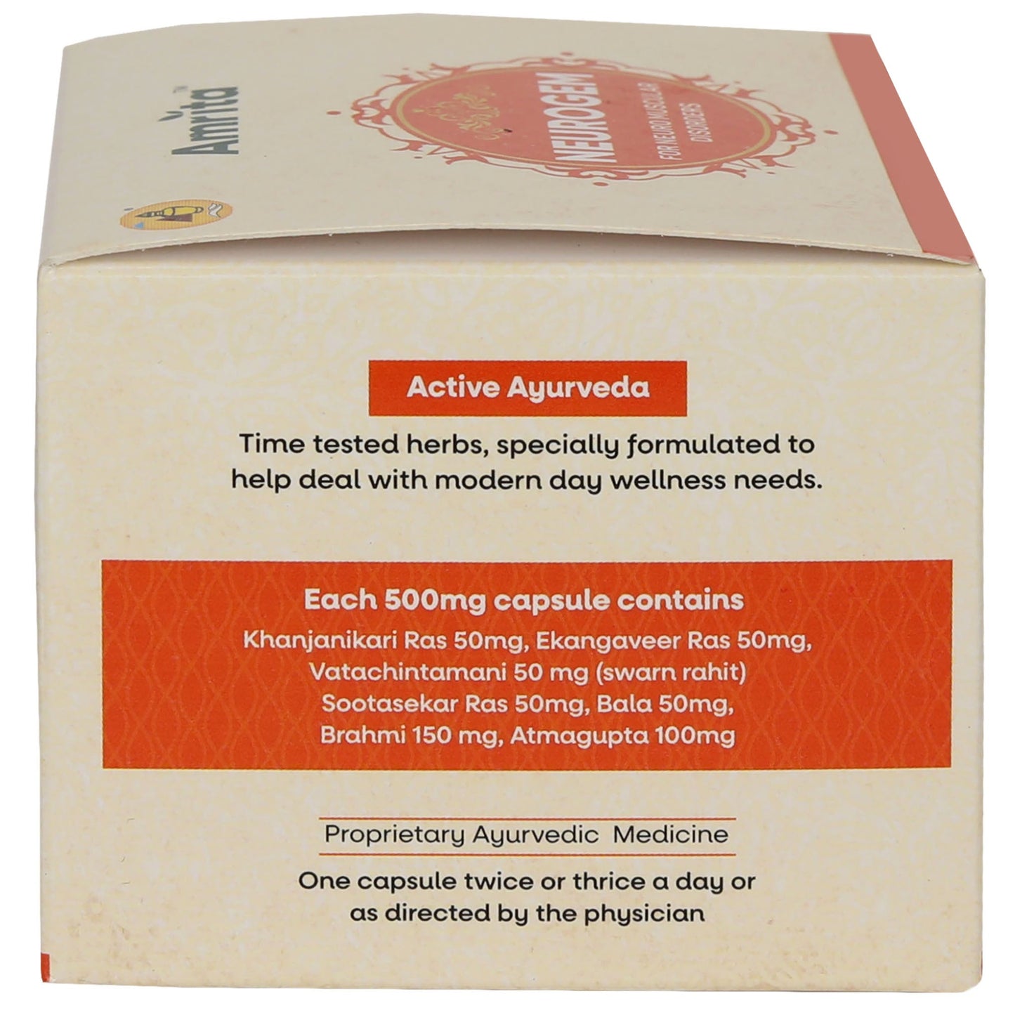 Amrita Neurogem Capsule - 100 Capsules