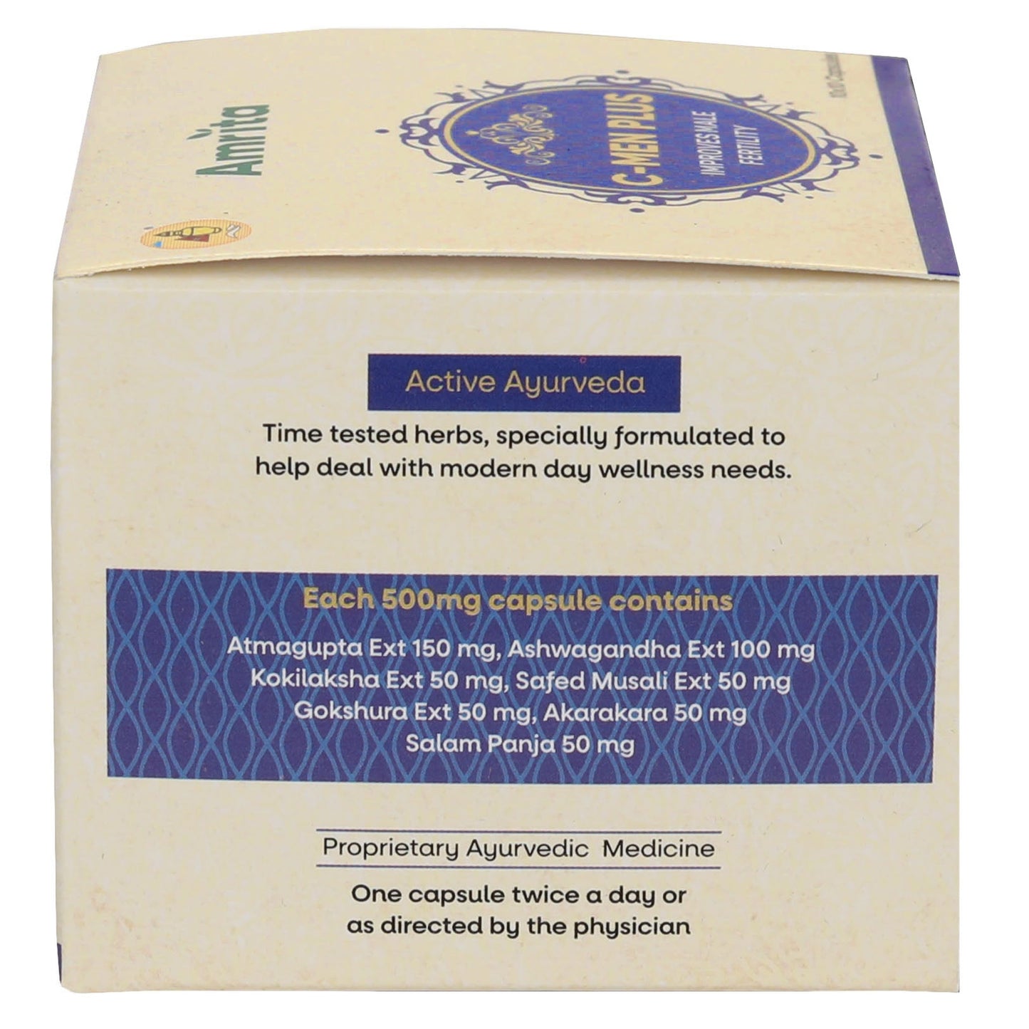 Amrita C-Men Plus Capsule - 100 Capsules