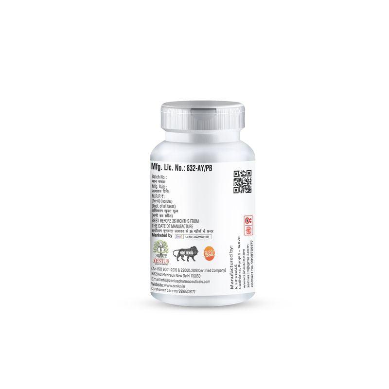 Zenius Shilajeet Gold Capsules for Sexual Health and Stamina Boosting - 60 Capsules