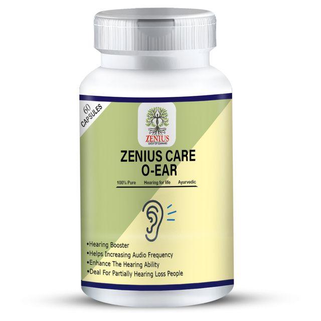 Zenius Care O Ear Capsules - Capsules for Hearing Power Increase and Care - 60 Capsules
