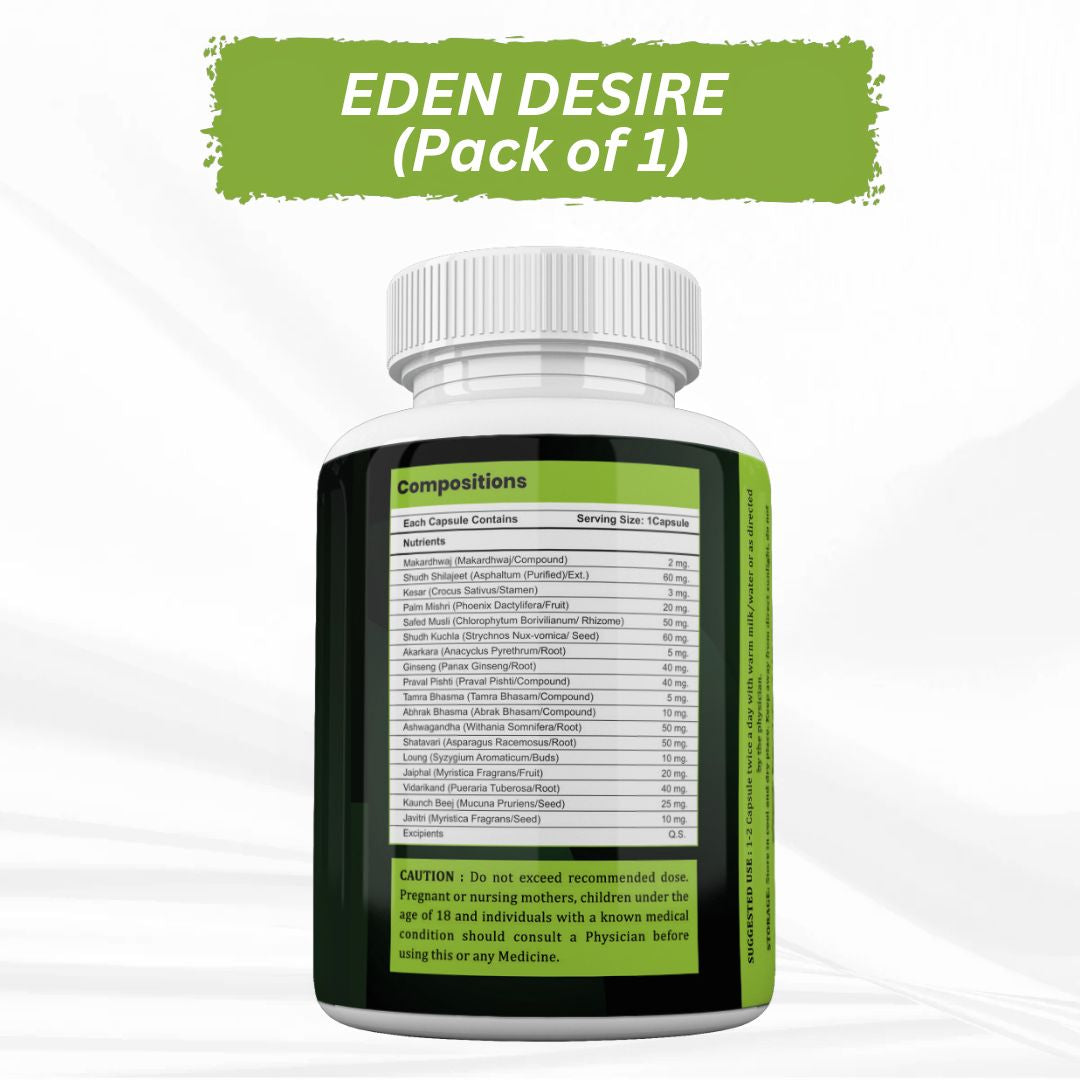 Eden Roots Eden Desire Capsule - 60 Capsules