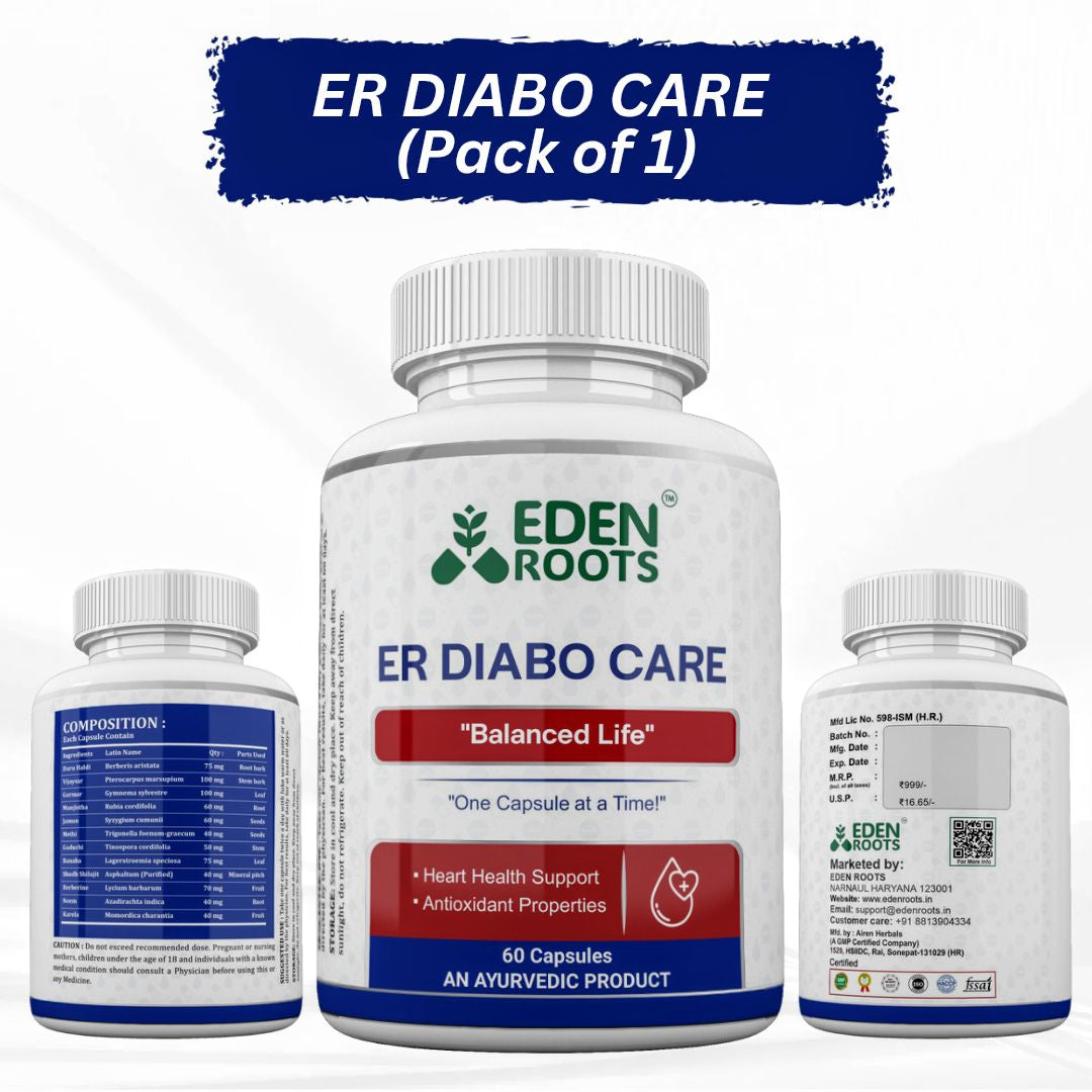 Eden Roots ER Diabo Care Capsule - 60 Capsules