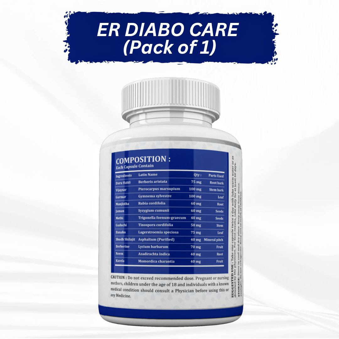 Eden Roots ER Diabo Care Capsule - 60 Capsules