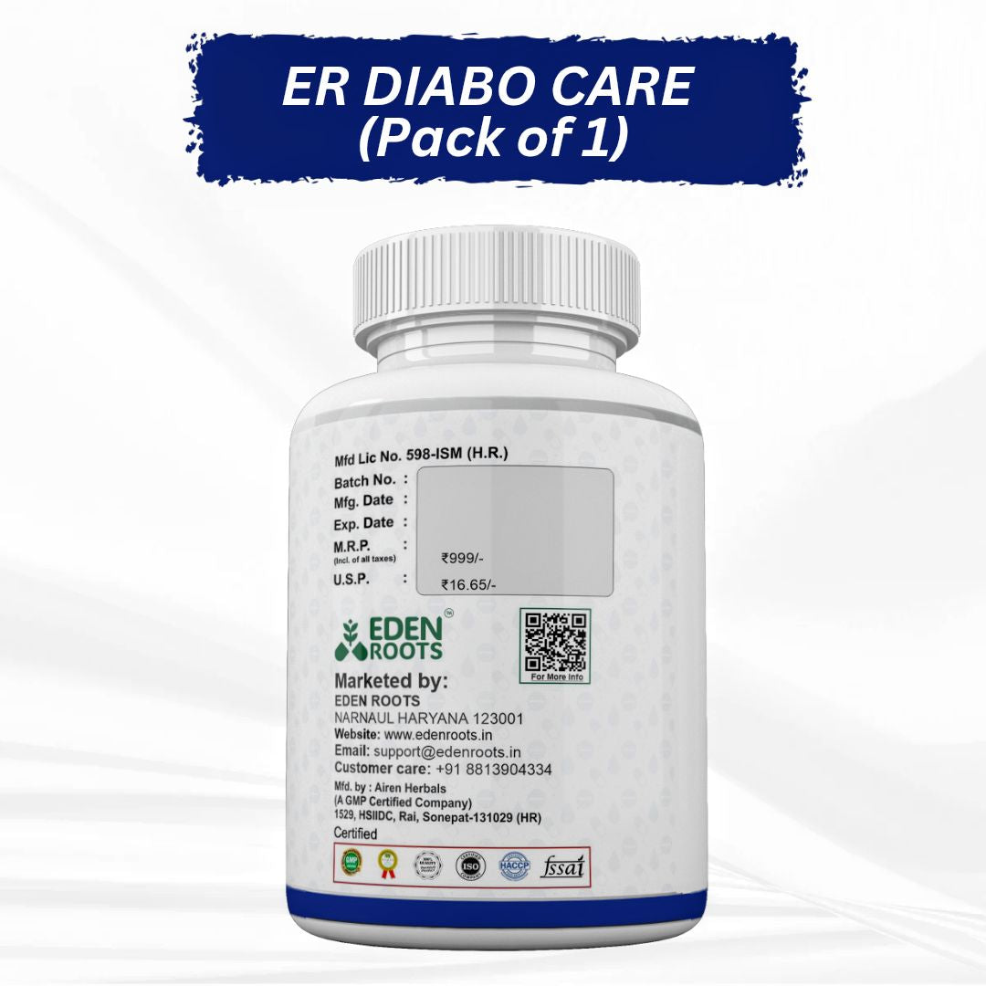 Eden Roots ER Diabo Care Capsule - 60 Capsules